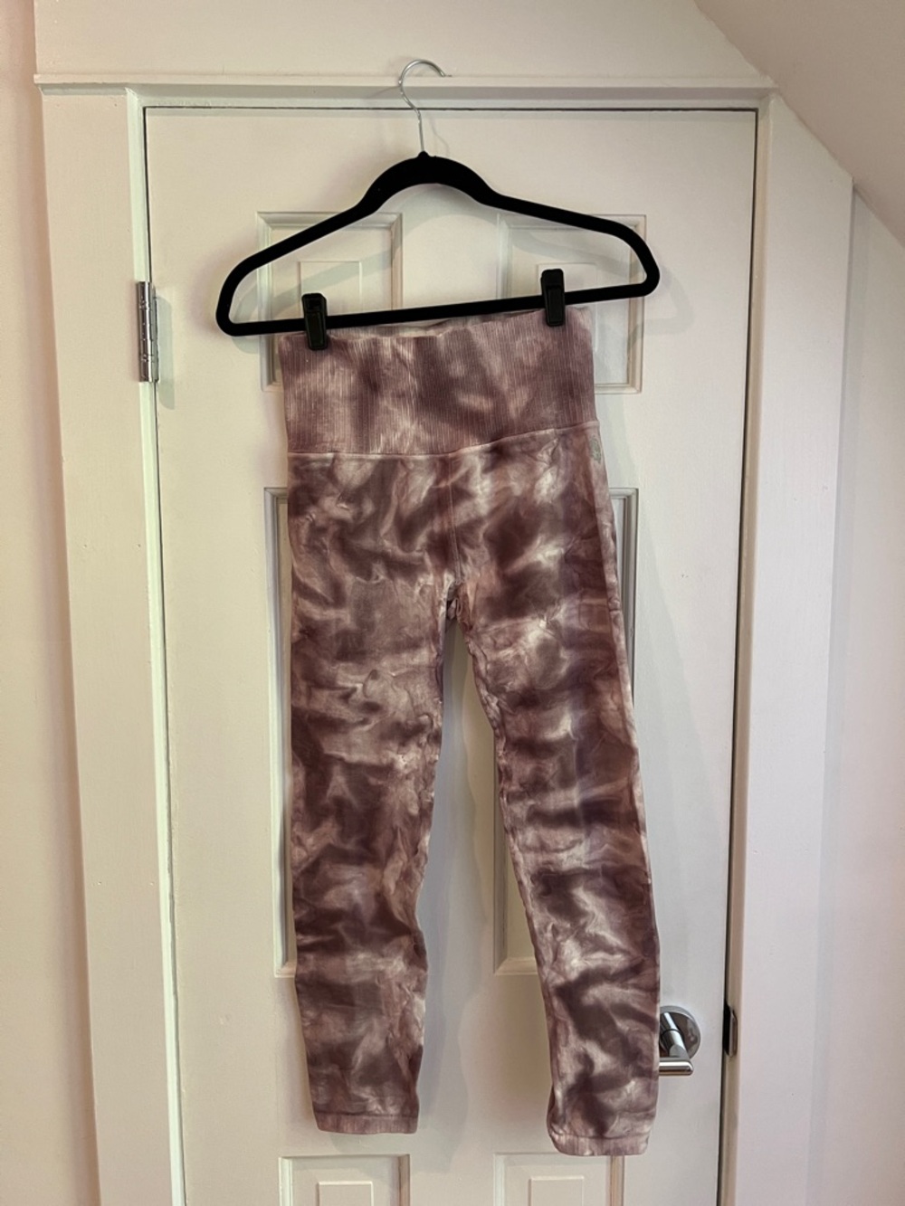 FP Movement by Free People Mauve Tie-Dye Kids Leggings